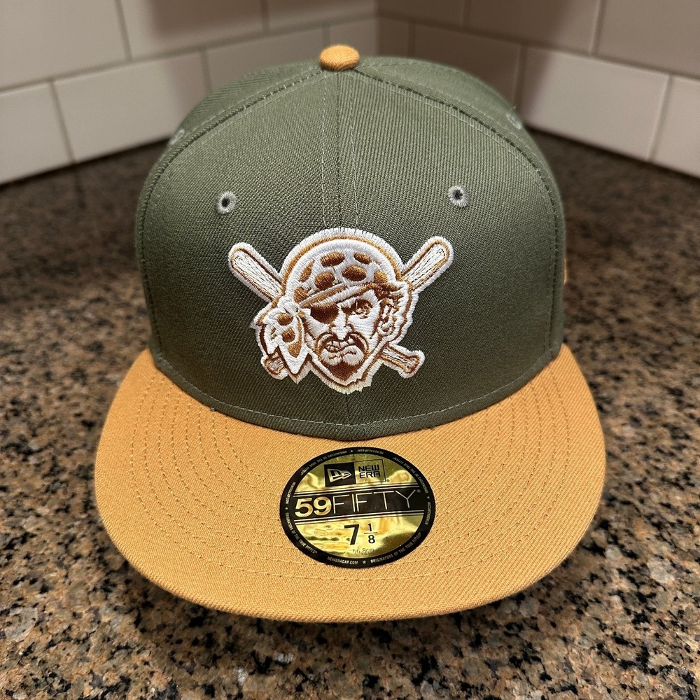 Pittsburgh Pirates New Era 59FIFTY Fitted Hat 7 1/8 Green New